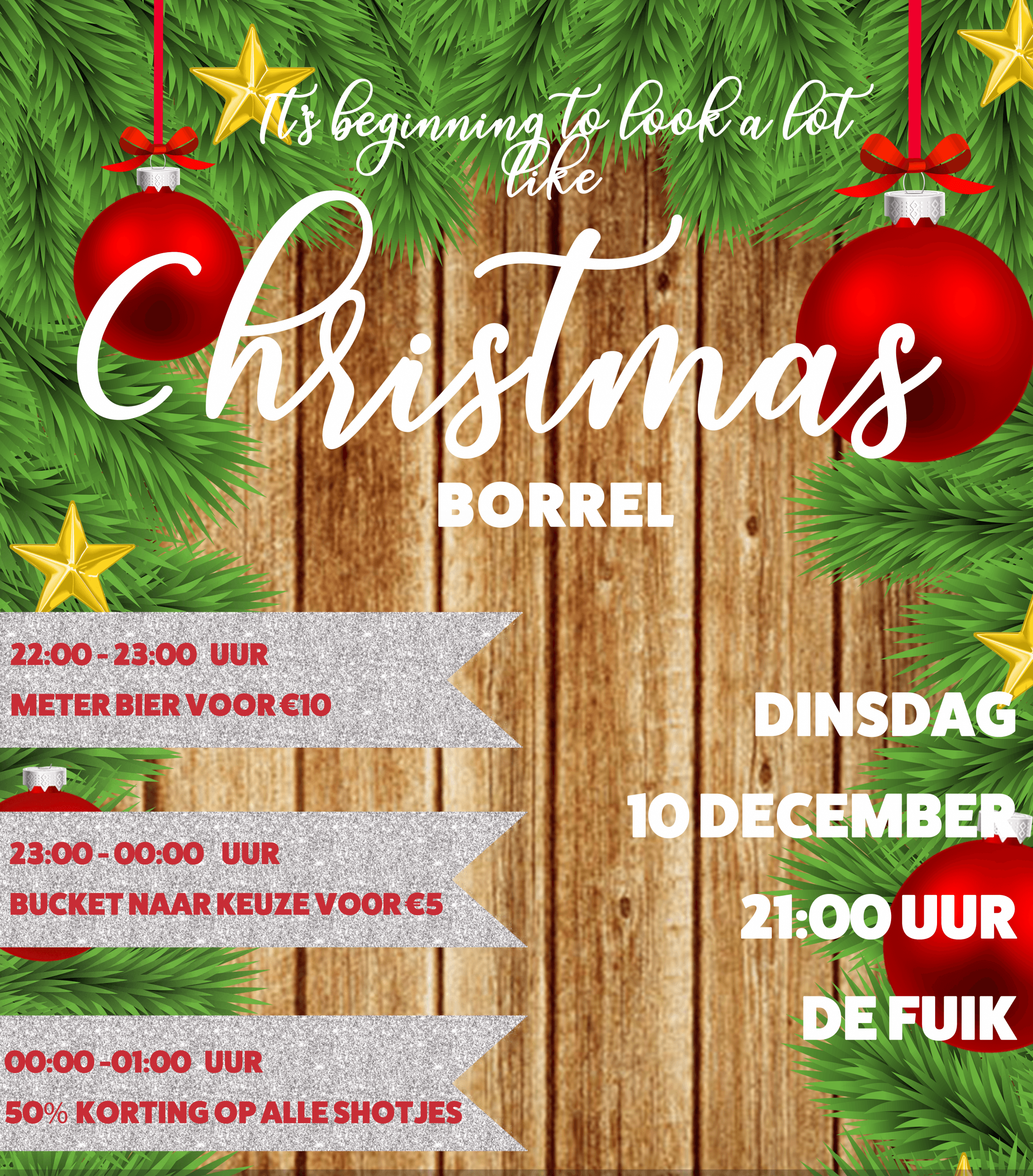 It’s beginning to look a lot like Christmas borrel