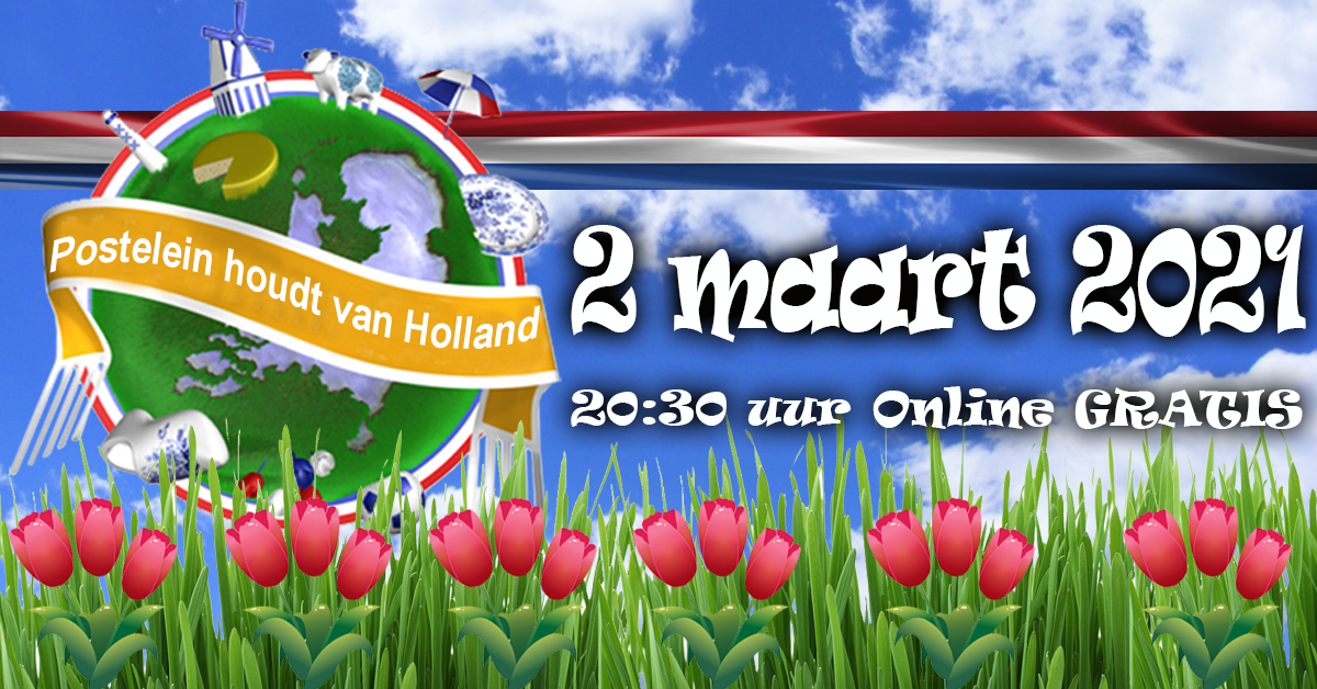 Online borrel: Postelein houdt van Holland