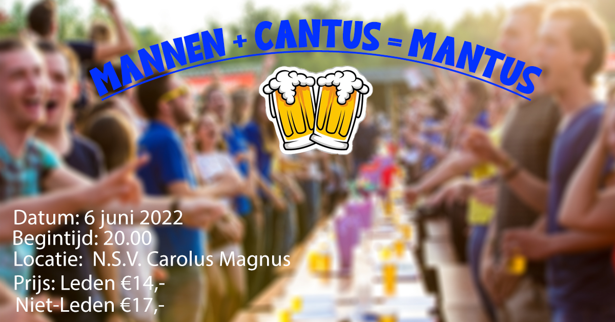 Mannen+cantus=Mantus