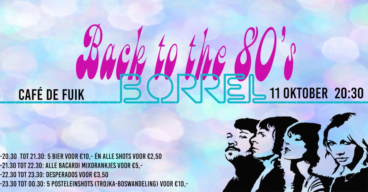 Borrel: Back to the 80’s!